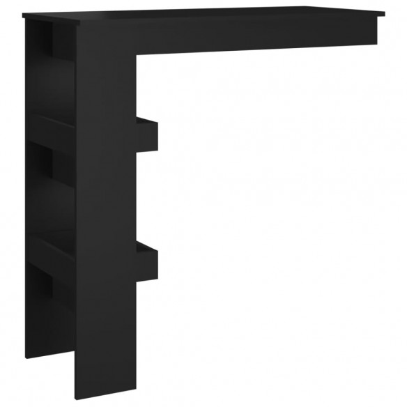 Table de bar murale Noir 102x45x103,5 cm  Table de bar murale Noir 102x45x103,5 cm