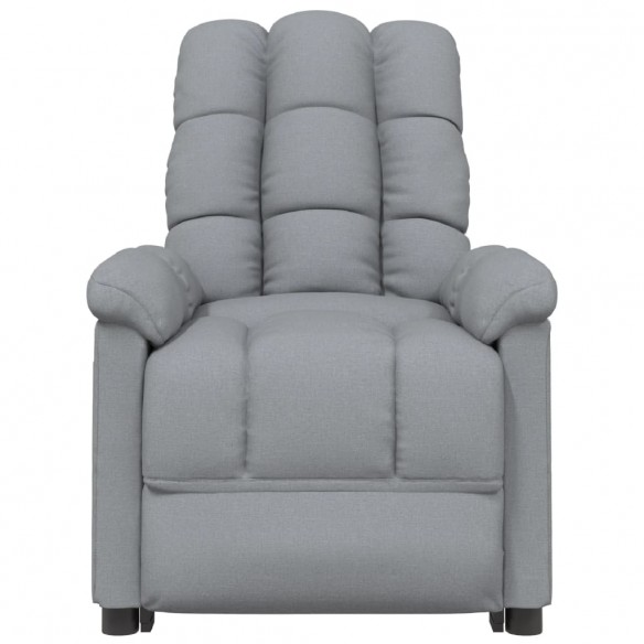 Fauteuil de massage Gris clair Tissu Fauteuil de massage Gris clair Tissu