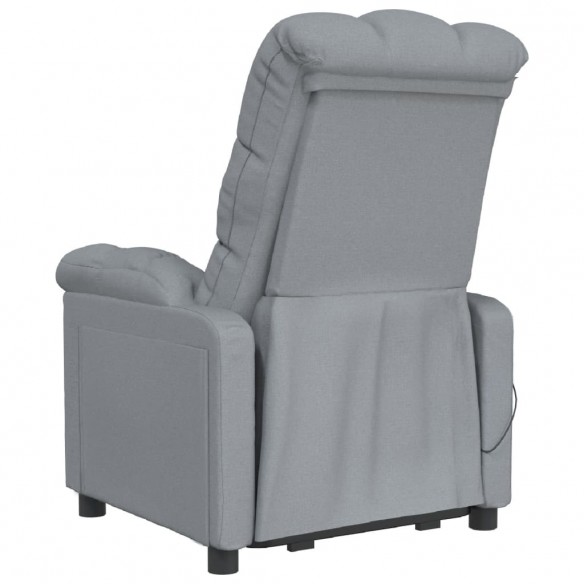 Fauteuil de massage Gris clair Tissu Fauteuil de massage Gris clair Tissu