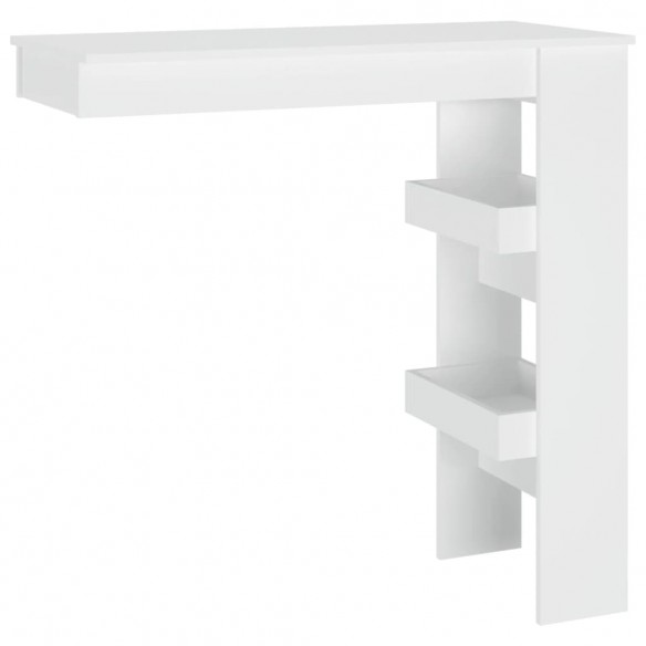 Table de bar murale Blanc 102x45x103,5 cm  Table de bar murale Blanc 102x45x103,5 cm