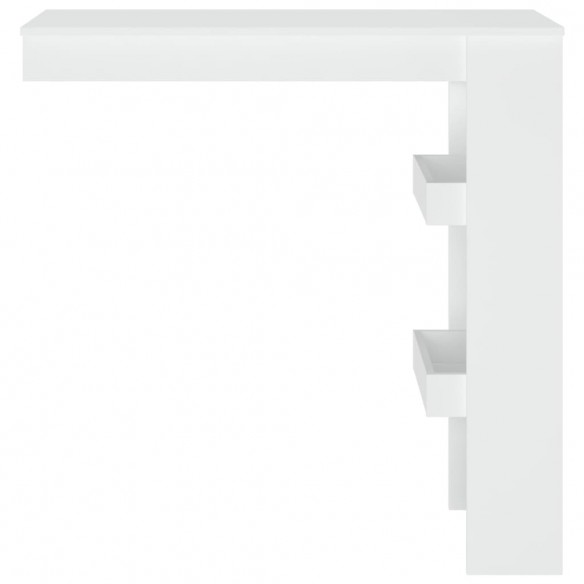 Table de bar murale Blanc 102x45x103,5 cm  Table de bar murale Blanc 102x45x103,5 cm