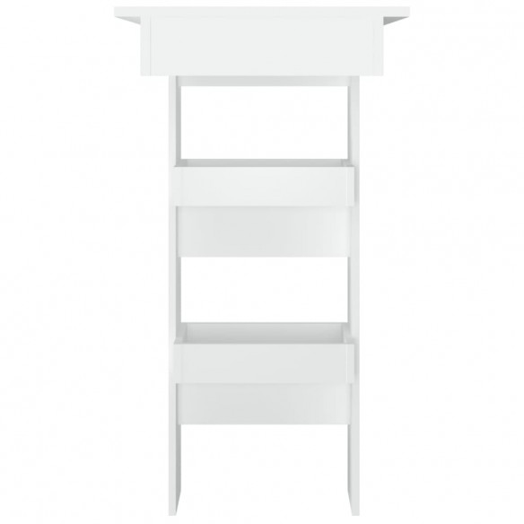 Table de bar murale Blanc 102x45x103,5 cm  Table de bar murale Blanc 102x45x103,5 cm