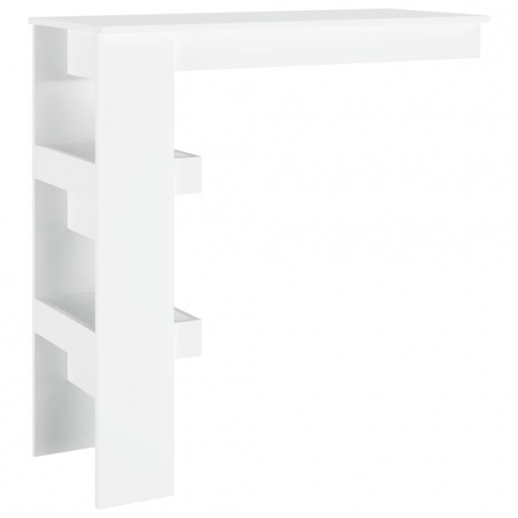 Table de bar murale Blanc 102x45x103,5 cm  Table de bar murale Blanc 102x45x103,5 cm