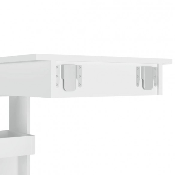 Table de bar murale Blanc 102x45x103,5 cm  Table de bar murale Blanc 102x45x103,5 cm