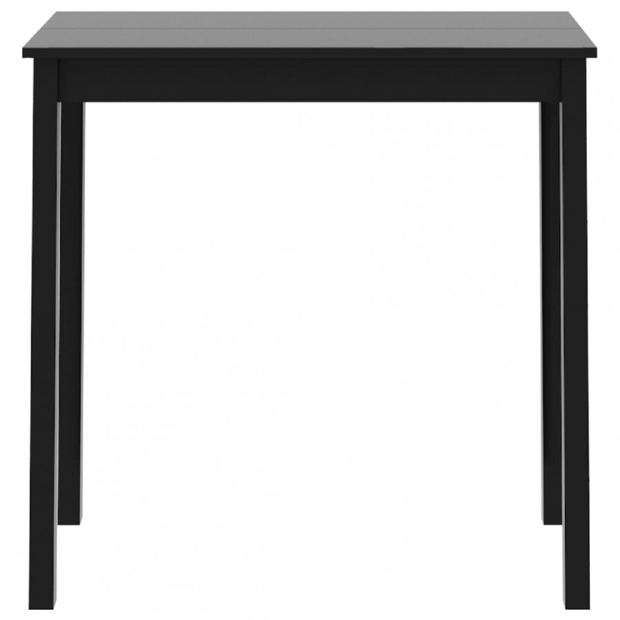 Table de bar MDF noir 115x55x107 cm