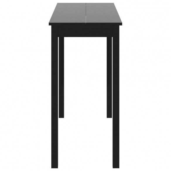Table de bar MDF noir 115x55x107 cm Table de bar MDF noir 115x55x107 cm