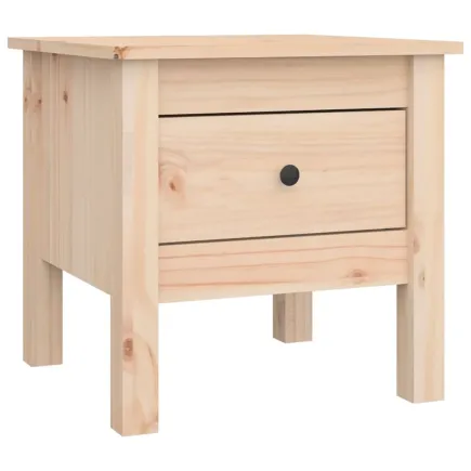 Table d'appoint 40x40x39 cm Bois massif de pin 2