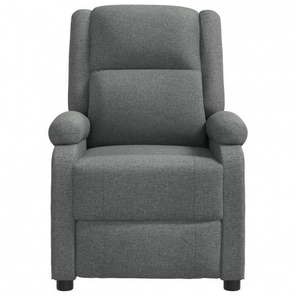 Fauteuil de massage Gris foncé Tissu Fauteuil de massage Gris foncé Tissu