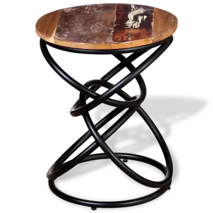 Table d'appoint Bois de récupération massif 2