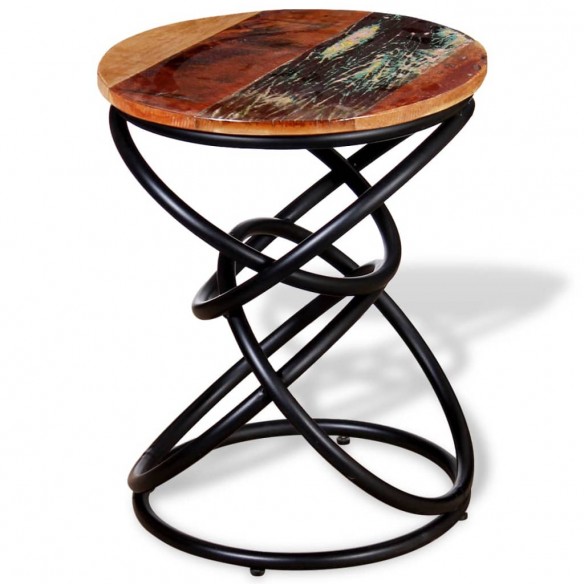 Table d'appoint Bois de récupération massif Table d'appoint Bois de récupération massif