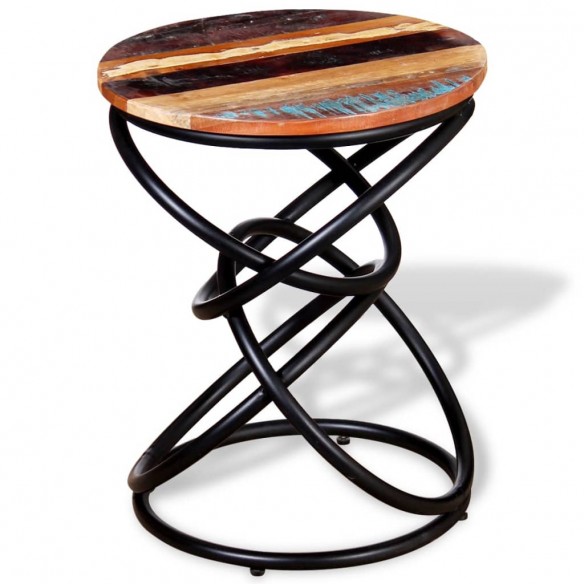 Table d'appoint Bois de récupération massif Table d'appoint Bois de récupération massif