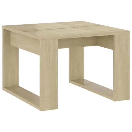Table d'appoint Chêne sonoma 50x50x35 cm Aggloméré 2