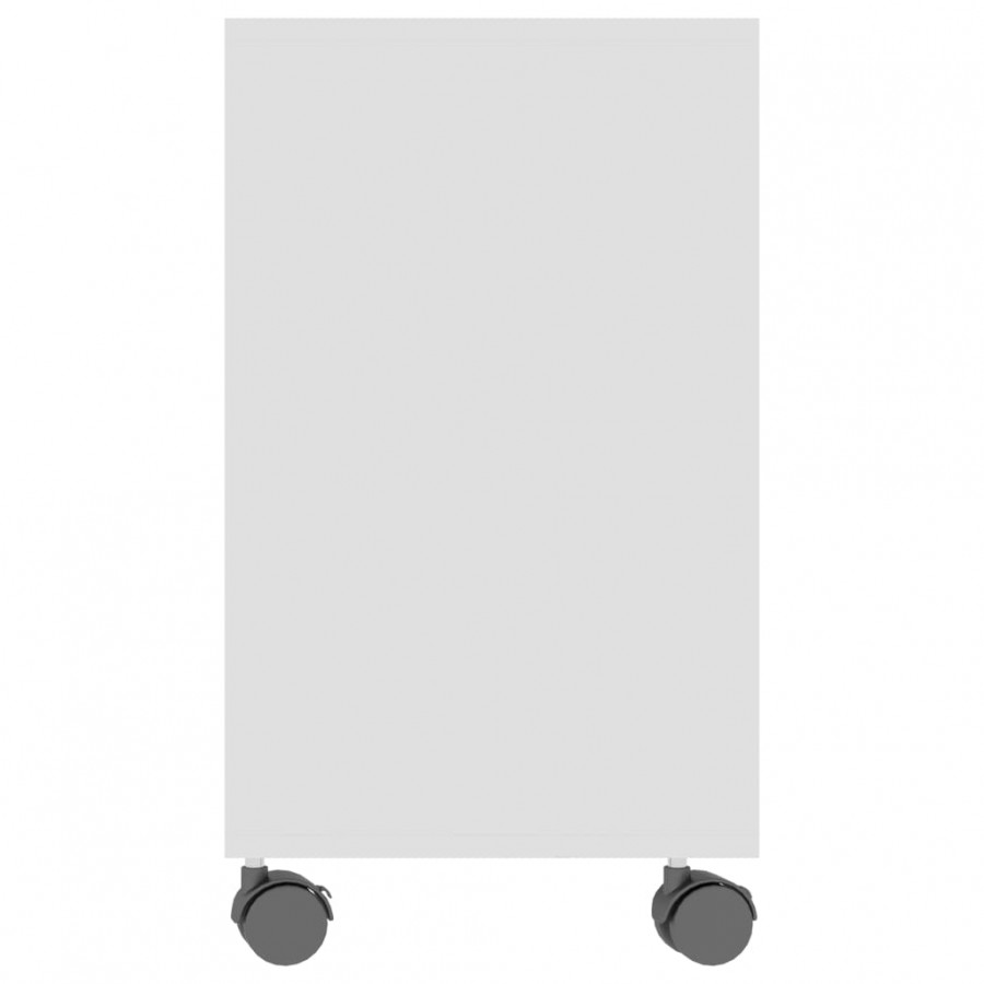 Table d'appoint Blanc 70x35x55 cm