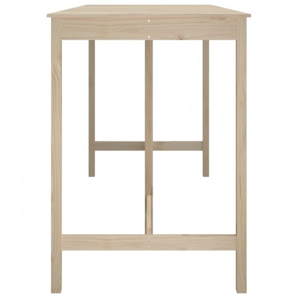 Table de bar 180x80x110 cm Bois massif de pin Table de bar 180x80x110 cm Bois massif de pin