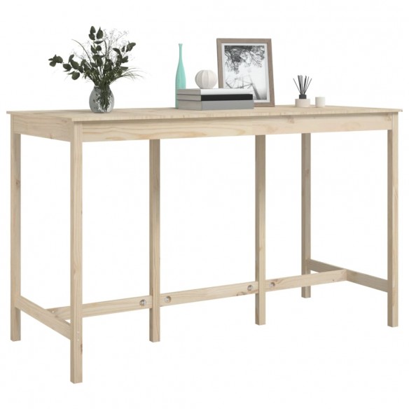 Table de bar 180x80x110 cm Bois massif de pin Table de bar 180x80x110 cm Bois massif de pin