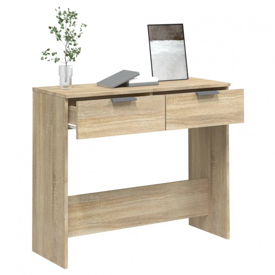 Table console Chêne sonoma 90x36x75 cm