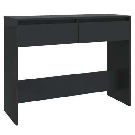 Table console Noir 100x35x76,5 cm Aggloméré 2