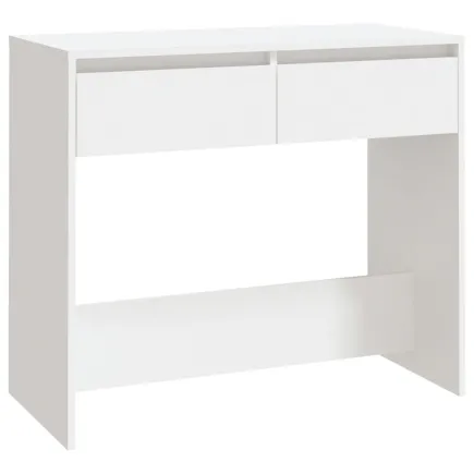 Table console Blanc 89x41x76,5 cm Acier 2