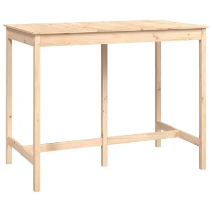 Table de bar 140x80x110 cm Bois massif de pin 2