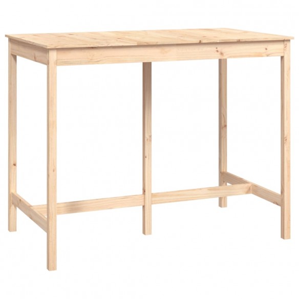 Table de bar 140x80x110 cm Bois massif de pin Table de bar 140x80x110 cm Bois massif de pin