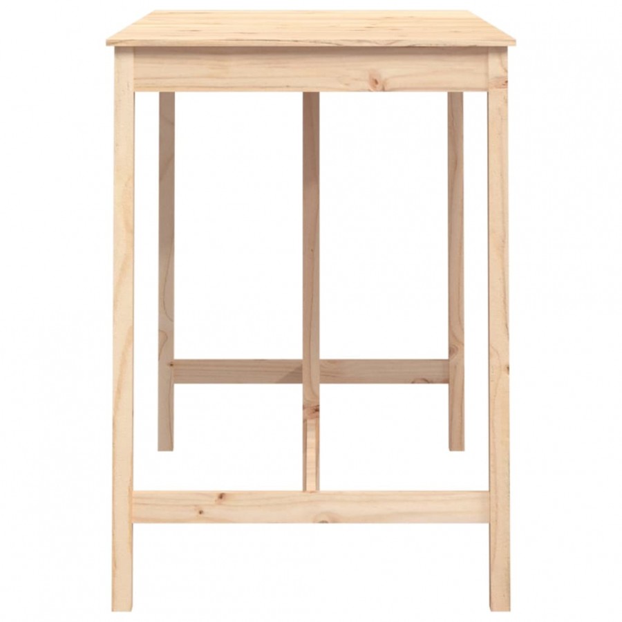 Table de bar 140x80x110 cm Bois massif de pin
