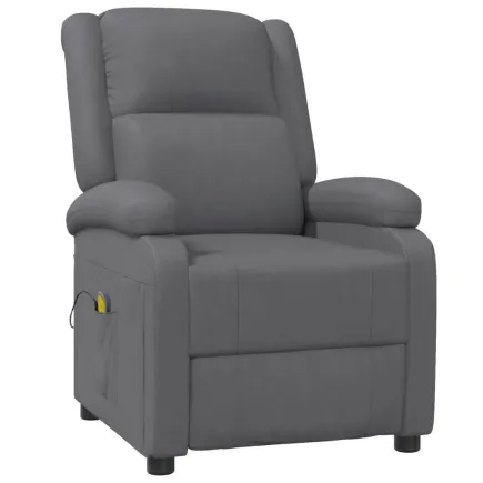 Fauteuil de massage Anthracite Similicuir 2