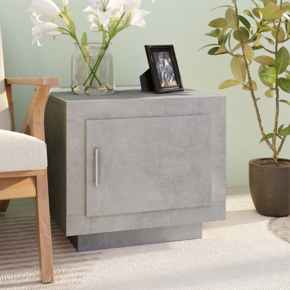 Table basse Gris béton 51x50x45 cm 