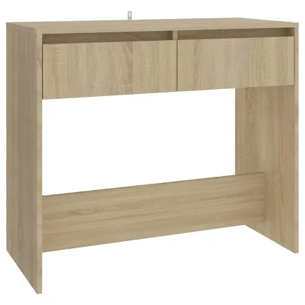Table console Chêne Sonoma 89x41x76,5 cm Acier 2