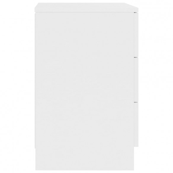Tables de chevet 2 pcs Blanc 38x35x56 cm 