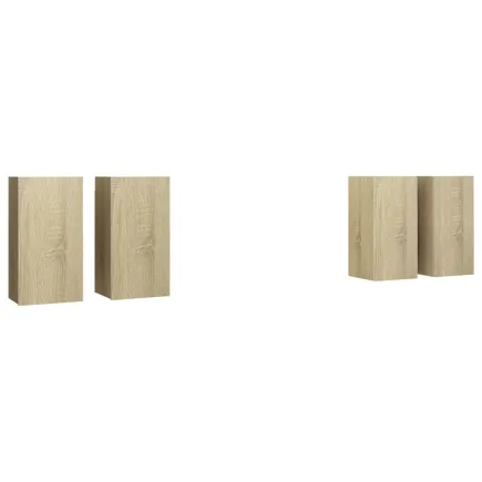 Meubles TV 4 pcs Chêne sonoma 30,5x30x60 cm Aggloméré 2