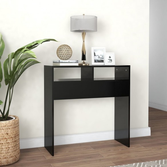 Table console Noir 78x30x80 cm Aggloméré Table console Noir 78x30x80 cm Aggloméré