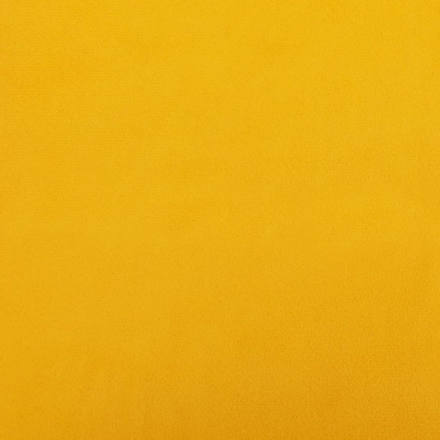 Fauteuil à bascule pieds en bois massif d'hévéa Jaune Velours