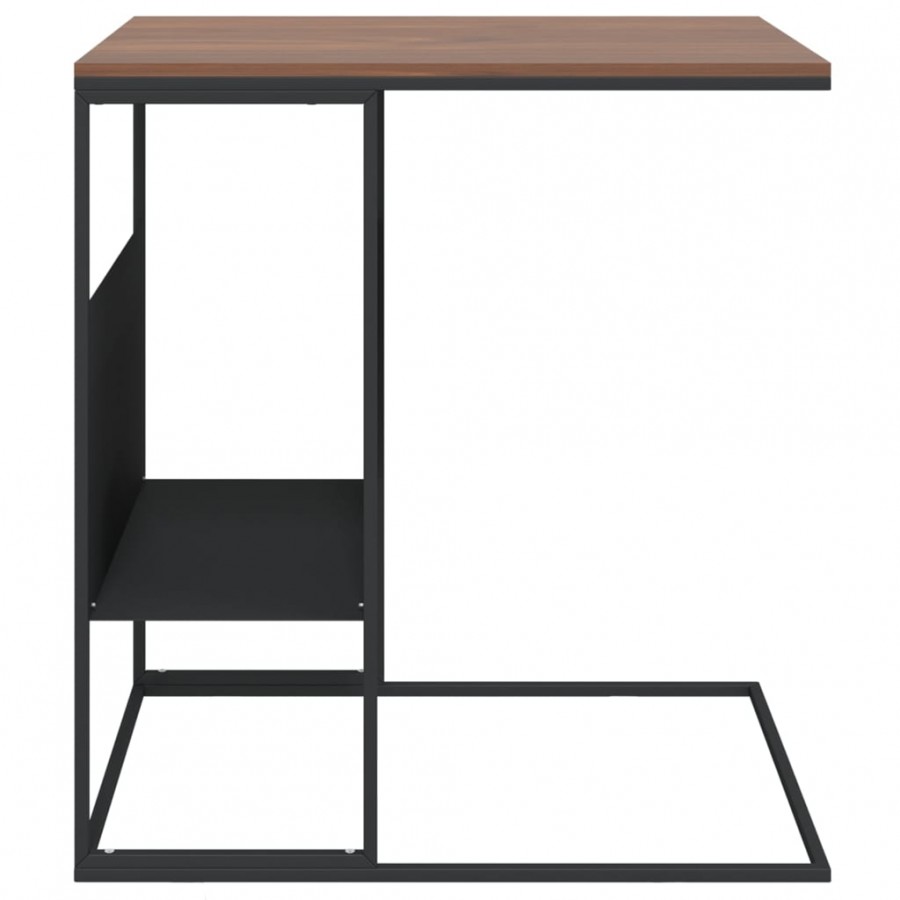 Table d'appoint Noir 55x36x59,5 cm