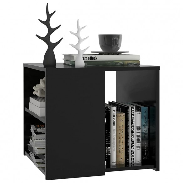 Table d'appoint Noir 50x50x45 cm Aggloméré Table d'appoint Noir 50x50x45 cm Aggloméré