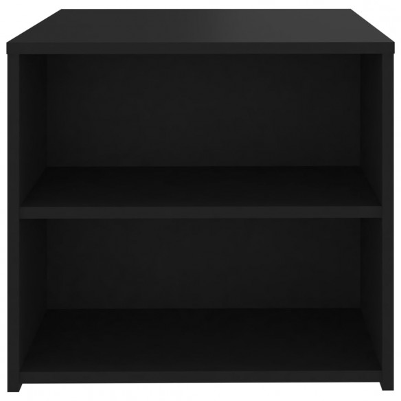 Table d'appoint Noir 50x50x45 cm Aggloméré Table d'appoint Noir 50x50x45 cm Aggloméré