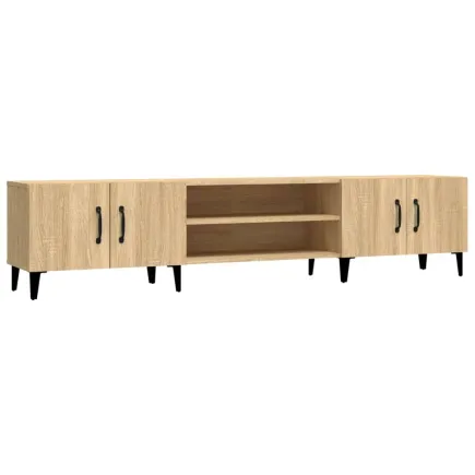 Meubles TV chêne sonoma 180x31,5x40 cm bois d'ingénierie 2