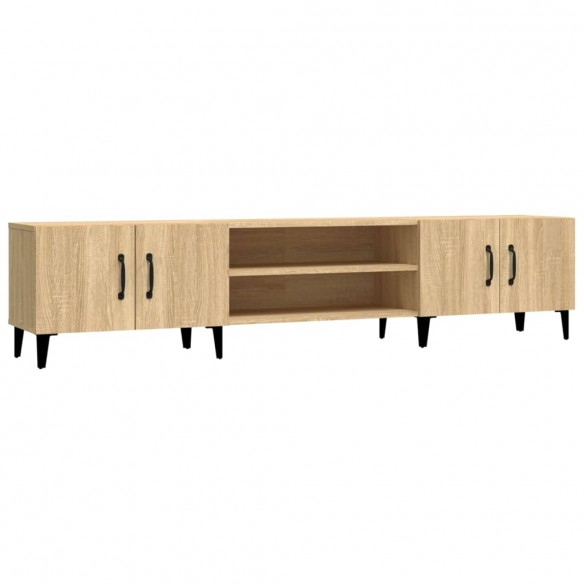 Meubles TV chêne sonoma 180x31,5x40 cm bois d'ingénierie Meubles TV chêne sonoma 180x31,5x40 cm bois d'ingénierie