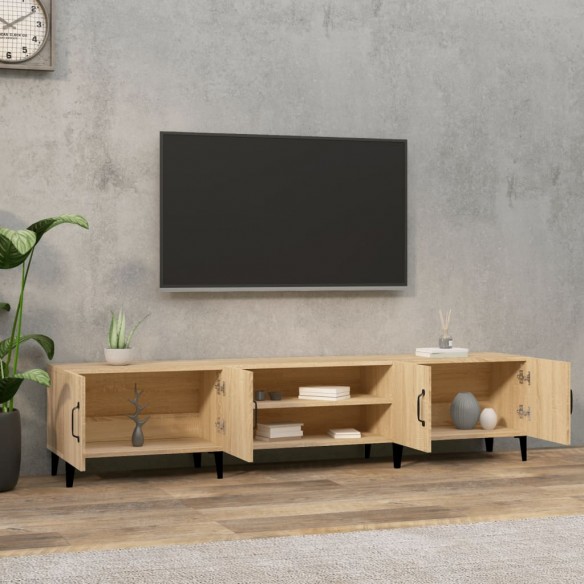 Meubles TV chêne sonoma 180x31,5x40 cm bois d'ingénierie Meubles TV chêne sonoma 180x31,5x40 cm bois d'ingénierie