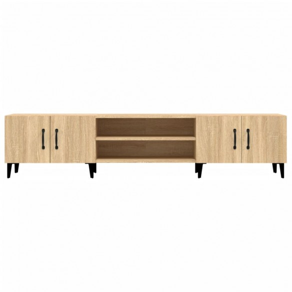 Meubles TV chêne sonoma 180x31,5x40 cm bois d'ingénierie Meubles TV chêne sonoma 180x31,5x40 cm bois d'ingénierie