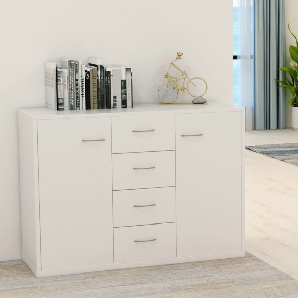 Buffet Blanc 88x30x65 cm 