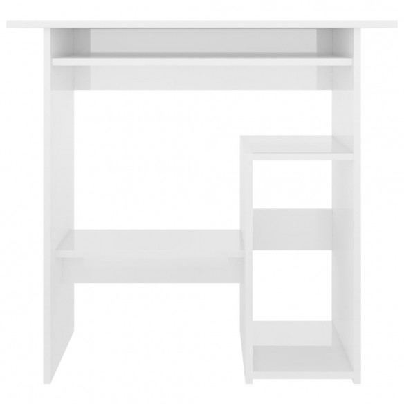 Bureau Blanc brillant 80 x 45 x 74 cm Aggloméré Bureau Blanc brillant 80 x 45 x 74 cm Aggloméré