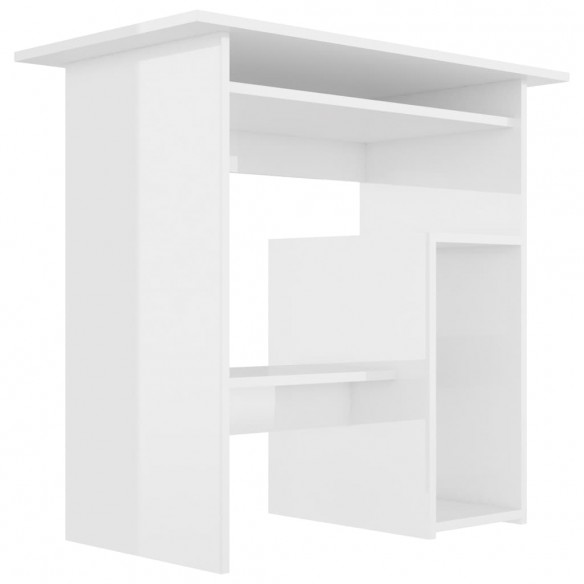 Bureau Blanc brillant 80 x 45 x 74 cm Aggloméré Bureau Blanc brillant 80 x 45 x 74 cm Aggloméré