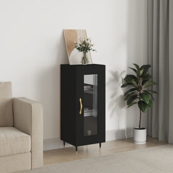 Buffet Noir 34,5x34x90 cm 