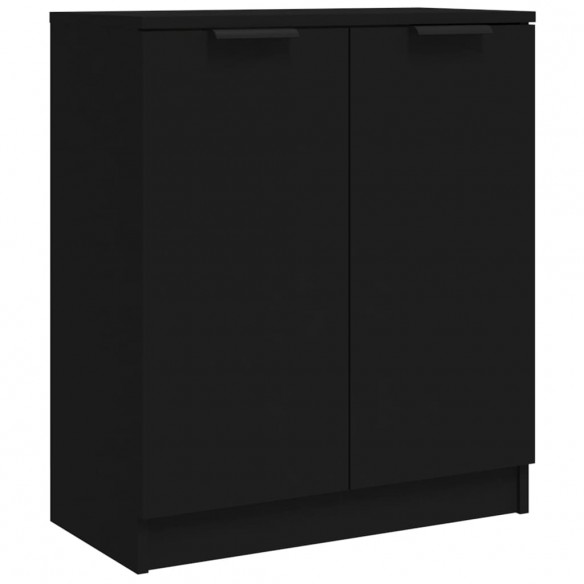 Buffet Noir 60x30x70 cm 