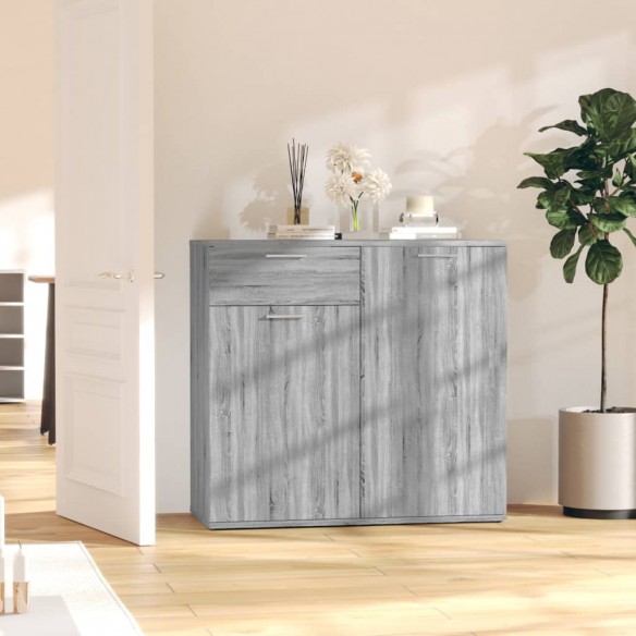 Buffet Sonoma gris 80x36x75 cm 