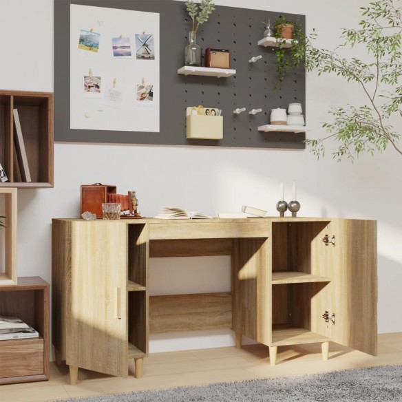 Bureau Chêne sonoma 140x50x75 cm  Bureau Chêne sonoma 140x50x75 cm
