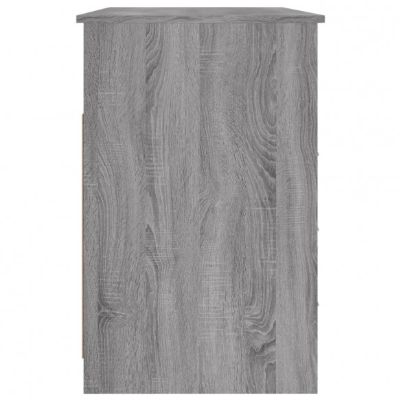 Bureau avec tiroirs Sonoma gris 102x50x76 cm 