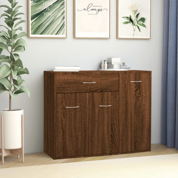 Buffet Chêne marron 88x30x70 cm 