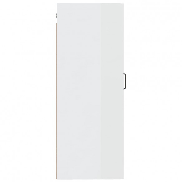 Armoire suspendue Blanc brillant 35x34x90 cm 