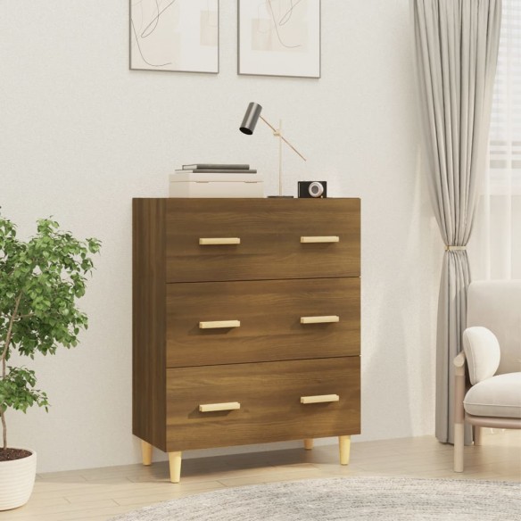 Buffet Chêne marron 70x34x90 cm 